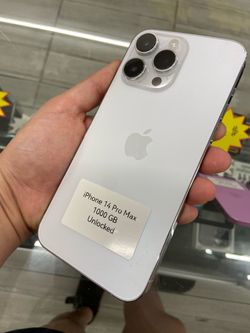 White iPhone 14 Pro Max 1TB, cash OR $50 down