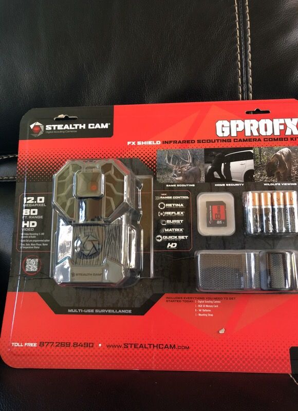 Stealth cam GPROFX FX infrared scouting camera combo kit