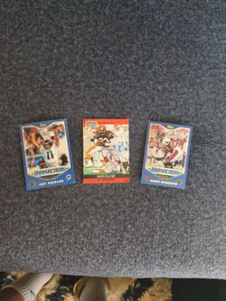2 Topps Transactions & 1 NFL ProSet