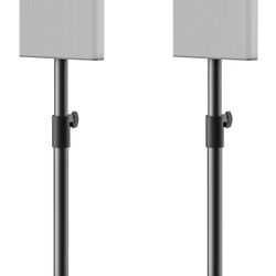 Heavy-Duty Floor Speaker Stands Pair for Sony Bravia Theatre Quad HT-A9M2 Speaker Stands - Height Adjustable Surround Sound Speaker Stand for Sony HT-
