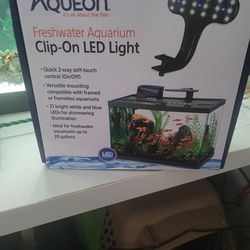 Clip On LED Light For Up to 20 gallon Tank