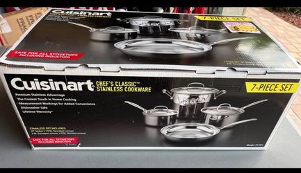 Cuisinart Chef's Classic Stainless Cookware 7-Piece Set