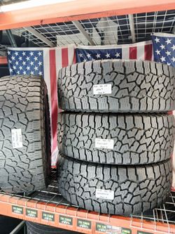 ✔️ Set of 4 Used Tires LT315/70R17 FALKEN WILDPEAK ATW3 ALL TERRAIN OFF-ROAD TRUCK JEEP 315 70 17