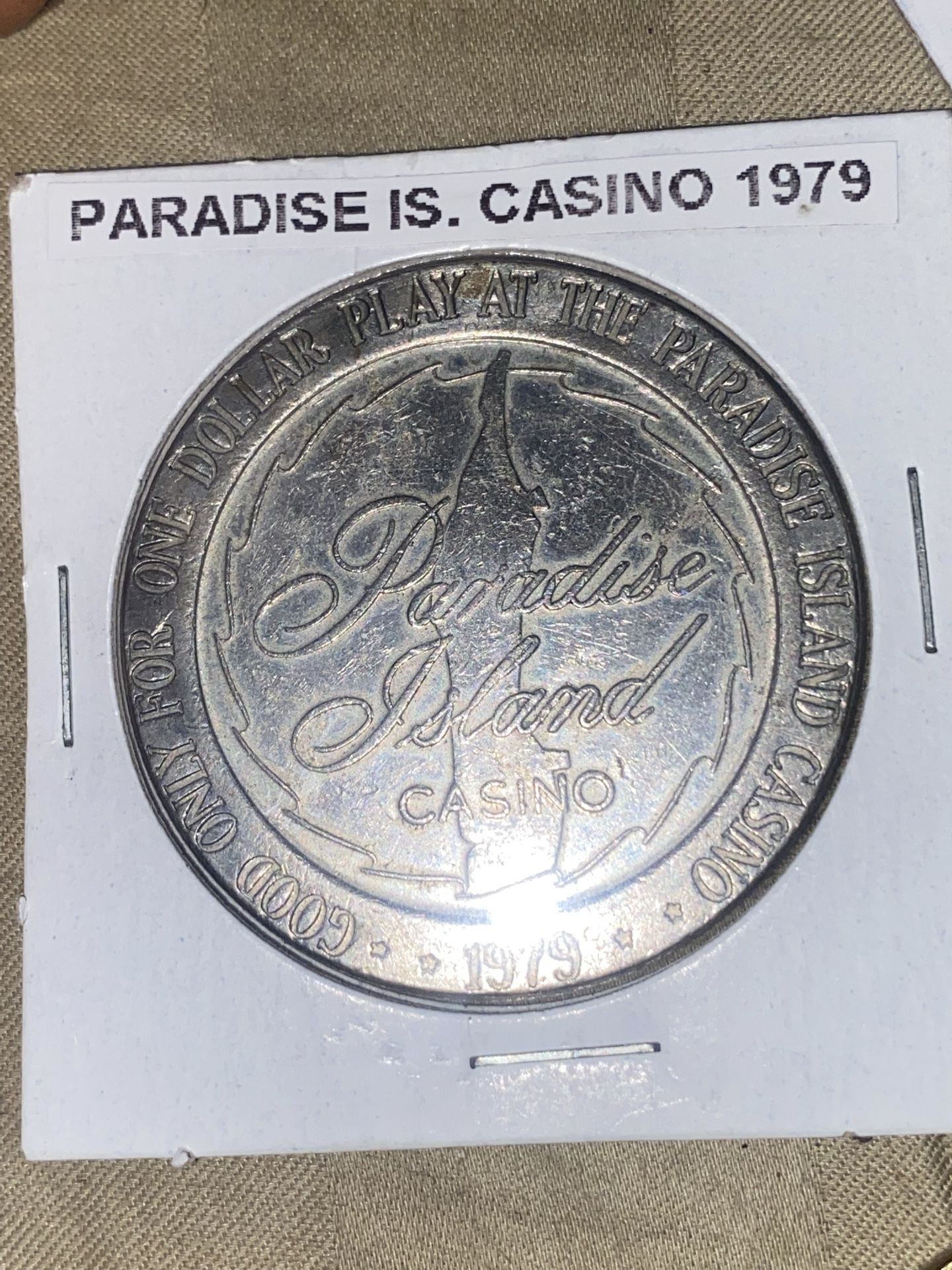 Paradise Island Casino $1 Gaming Token