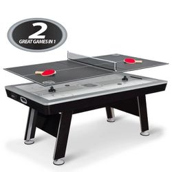 Glazetek NHL Hover Air Hockey Table With Table Tennis