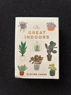 “The Great Indoors” Playing Cards by DesignWorks Ink, L.L.C., Brand New