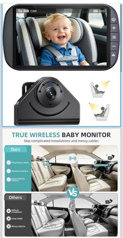 Wireless Baby Car Camera Monitor