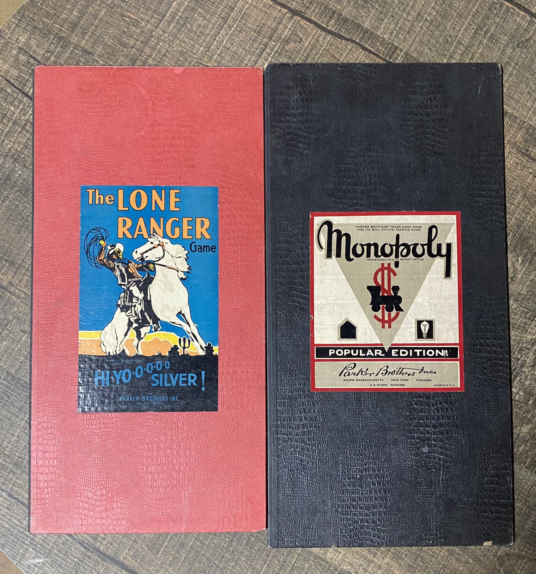 Vintage 1938 The Lone Ranger Board Game Board Only And monopoly board game vintage 1935