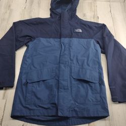 The North Face Dryvent Full Zip Rain Jacket Boys Size Large (14-16)