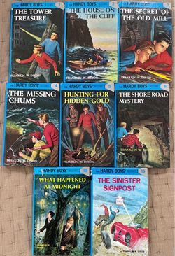 Hardy Boys books 1-6, 10 & 15