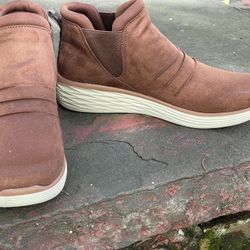 Ryka Womens Niah Faux Suede Pull On Ankle Boots