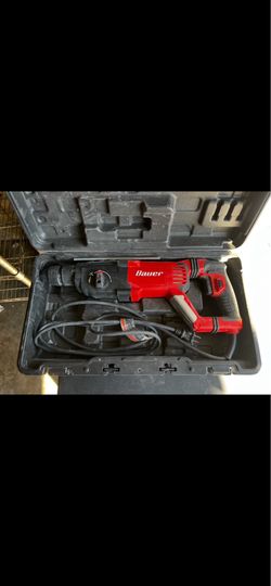 BAUER 8.5 Amp, 1 in. SDS-PLUS Type Variable-Speed Rotary Hammer