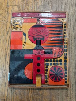 Vintage wooden puzzle
