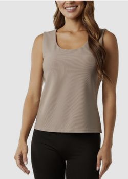 NEW 32’ Degree Cool Women Ribbed Tank With Build In Bra Large