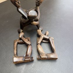 African wood carved art