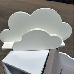White Cloud Bookshelf for kids