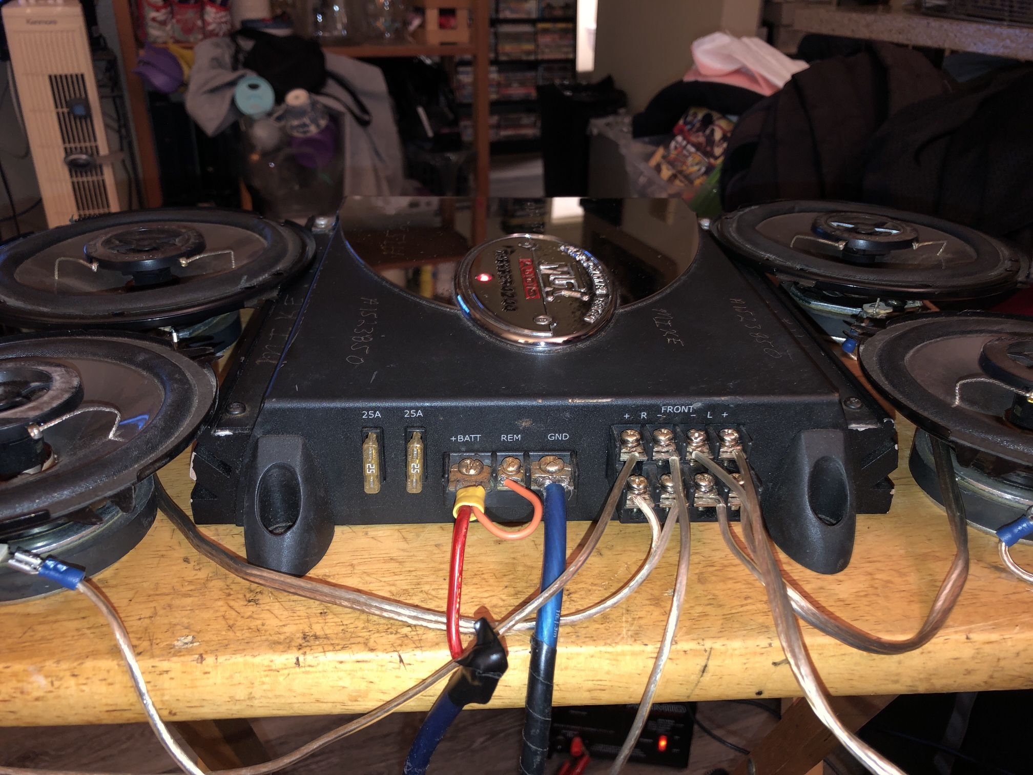 MTX Audio Thunder 4244 4-Channel Power Amplifier 2 Ohms/4 Ohms
