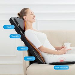 Snailax shiatsu Neck & Back Massager with Heat, Full Back 