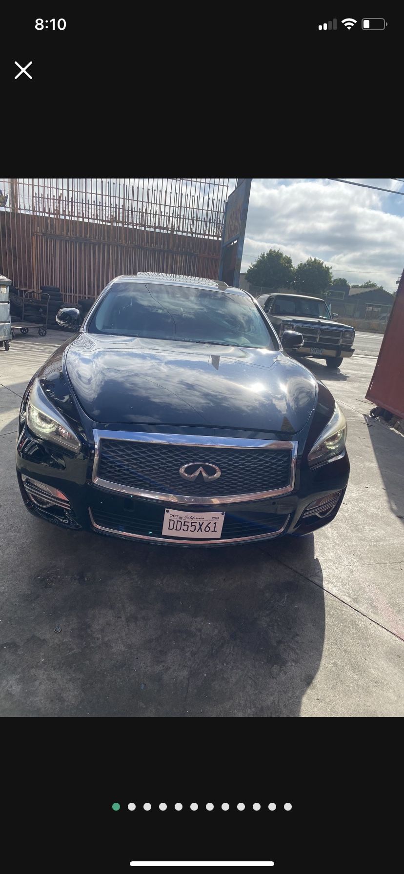 2014 2019 Infiniti Q70 Part Out Front Bumper Hood Fender Doors Interior Engine