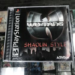 Wutang Shaolin Style PS1 $100 Gamehogs 11am-7pm