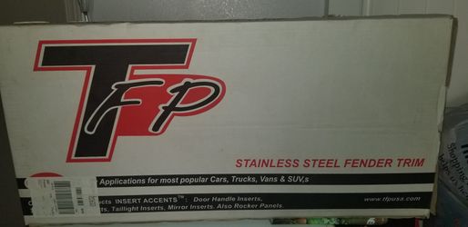 Stainless steel Fender trim