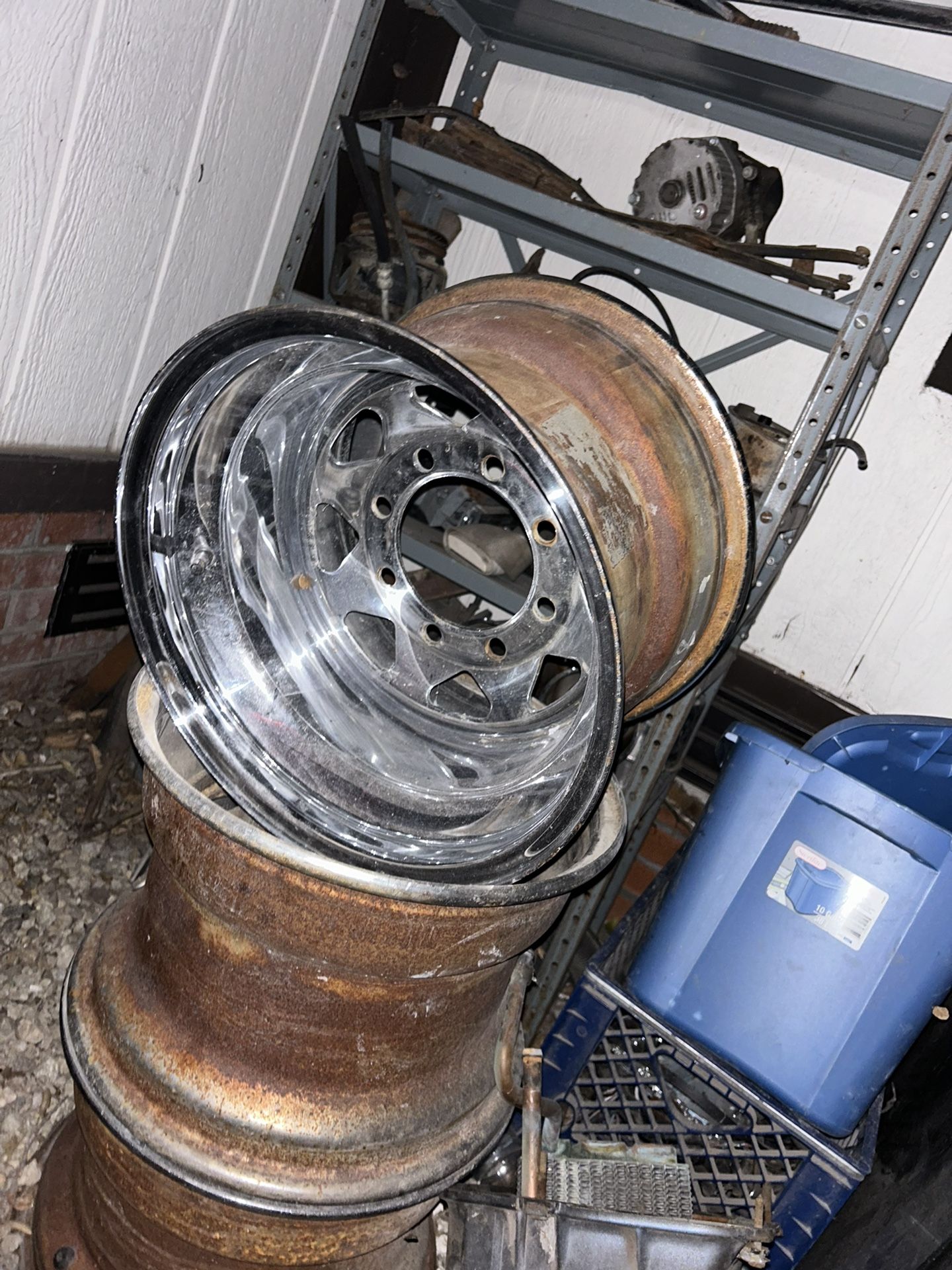 Steel 8 Lug 15x10 Rims