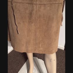 Suede Skirt