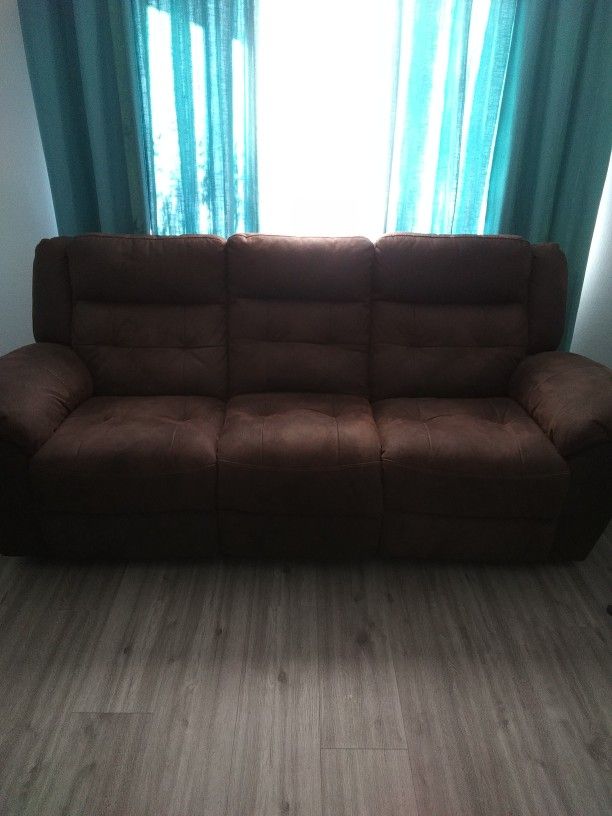 Double recliner Couch