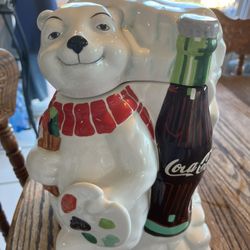 Vintage Coca Cola Cookie Jar