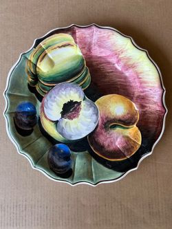 Mid Century Italian Fruit Plate