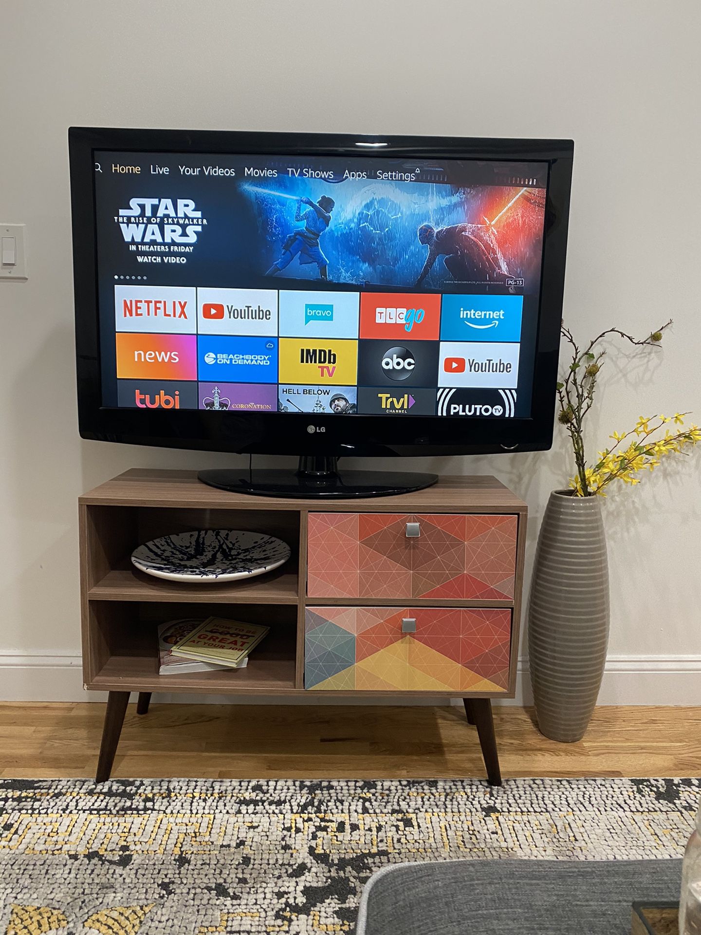 TV Stand With Shelves and Storage