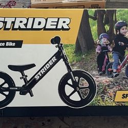 Strider 12” Sport Bike - No Pedal Balance Bicycle for Kids 1 to 5 Years -
