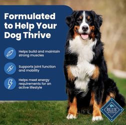 Blue Buffalo Dog Food (34 lbs) (Read Description)