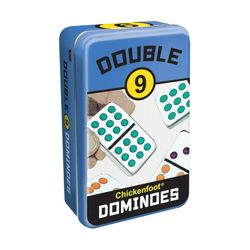 🎁 Double 9 Chickenfoot Dominoes Traditional Tile Game, by University Games Christmas Xmas