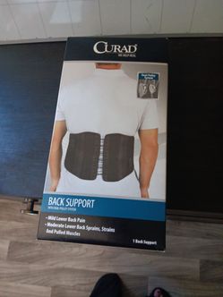 Cured back brace. Size is small/medium.