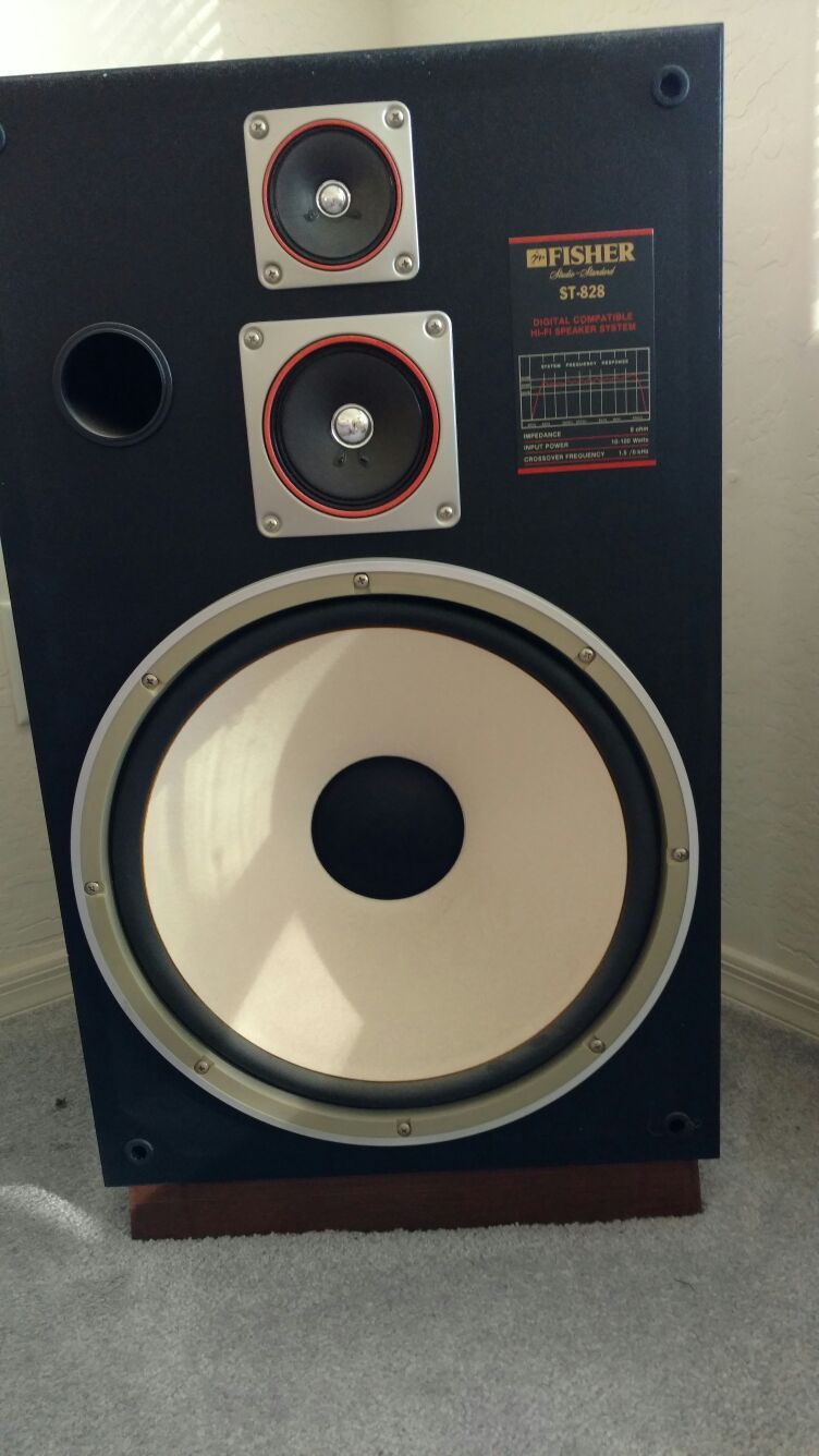 Fisher ST-828 Digital Compatible HI-FI Speakers