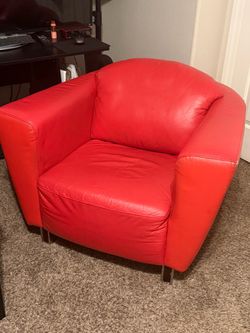 Red chair/love seat