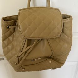 love moschino Leather Backpack 