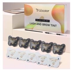 Eyebrow Color Eyelash Dye Kit Black