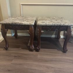coffee table and corner table set 