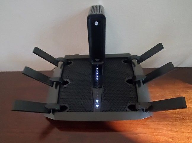 Wi-Fi Router & Modem Bundle 