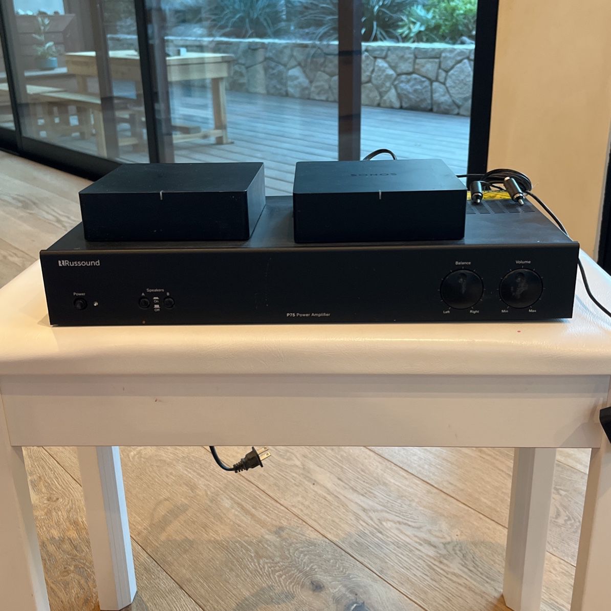 Sonos port (2) And russound P75 Amplifier