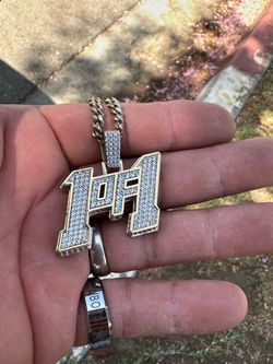 iced-out 1of1 pendant from The GLD Shop, covered in pave-set stones