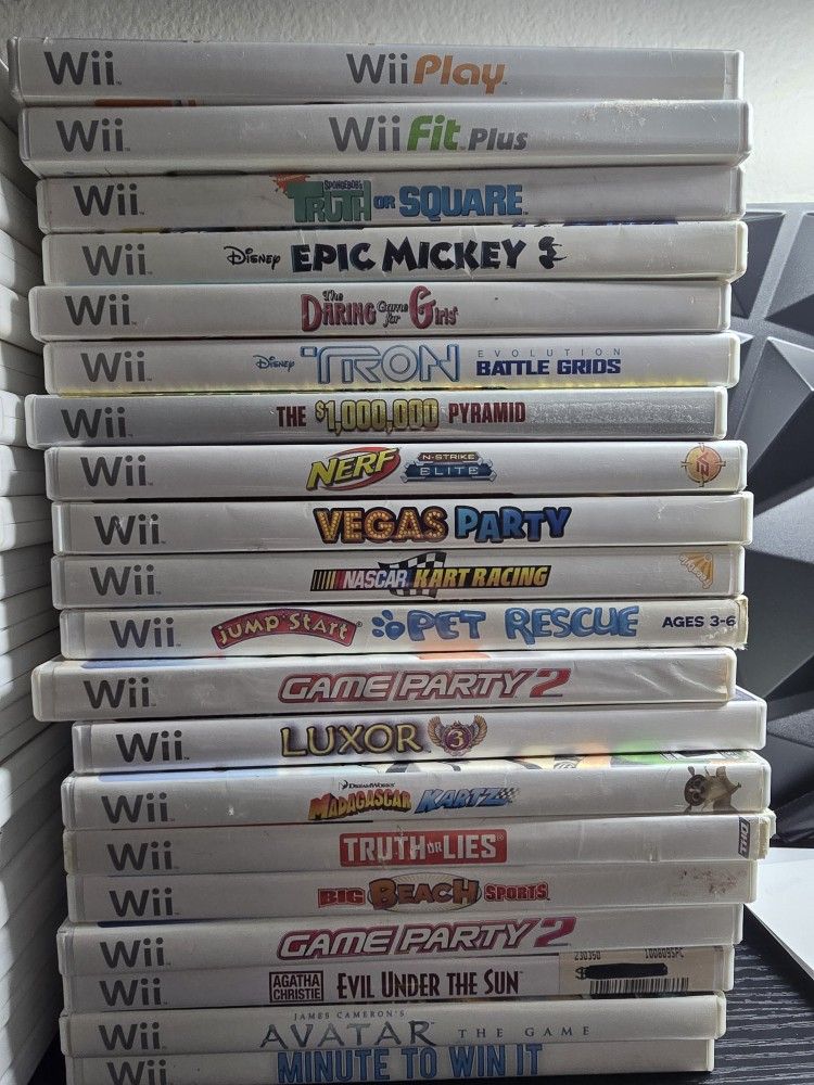 Nintendo Wii Lot Of 20 Games Most Cib Lot 3