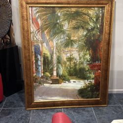 Interior Of Palm House Print  Extra Large Art