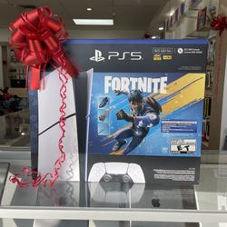PS5 Console Bundle Digital Edition With Fortnite Brand New PlayStation 5 Financing Deal Available! $10 To $100 Down Payment