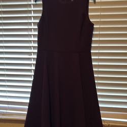 Dark purple medi dress