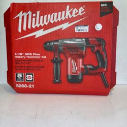 MILWAUKEE 1-1/8” IN. SDS-PLUS ROTARY HAMMER 5268-21