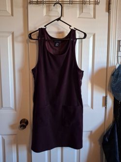 Dark Purple Valvet Dress
