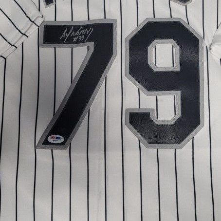 Jose Abreu Signed Authentic Majestic White Sox Jersey w/ Tags PSA